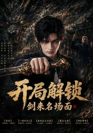 《开局解锁剑来名场面(71集)(夸克网盘)》短剧封面