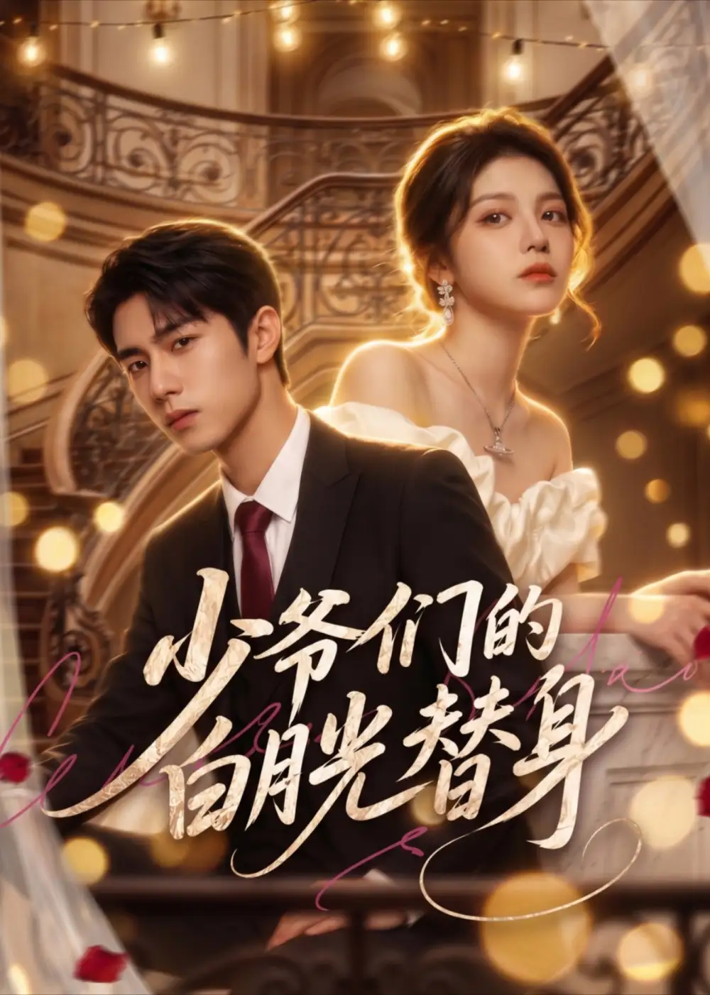 少爷们的白月光替身 《少爷们的白月光替身》短剧封面
