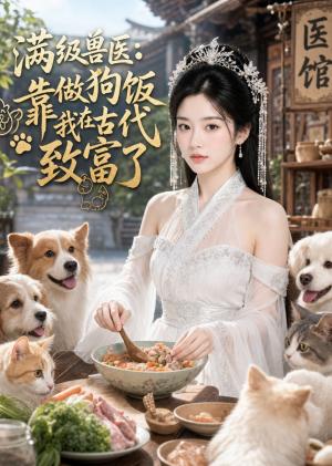 《满级兽医:靠做狗饭我在古代致富了(34集)(夸克网盘)》短剧封面