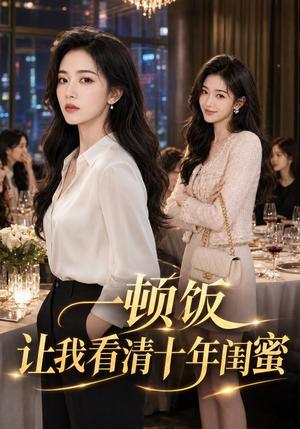 《一顿饭,让我看清十年闺蜜(62集)AI短剧(夸克网盘)》短剧封面