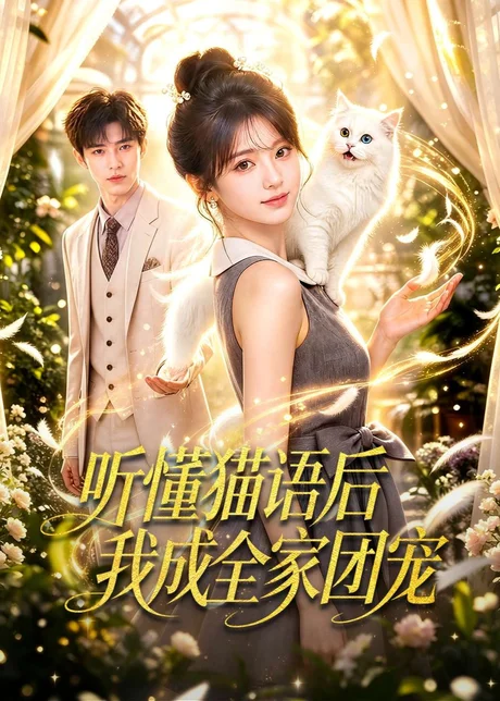 《听懂猫语后我成全家团宠（70集）（夸克网盘）》短剧封面