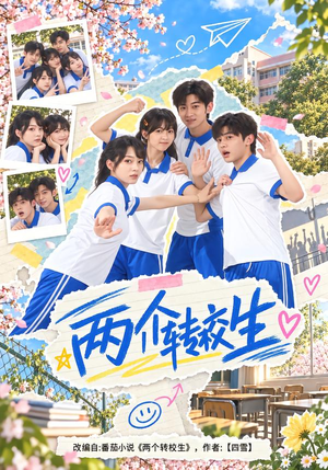 两个转校生 《两个转校生》短剧封面