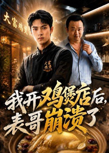 《我开鸡煲店后,表哥崩溃了(33集)Ai短剧(百度网盘)》短剧封面