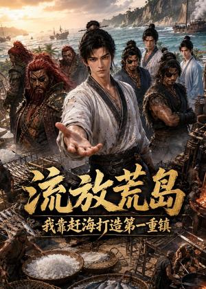 《流放荒岛?我靠赶海打造第一重镇(70集)AI短剧(夸克网盘)》短剧封面