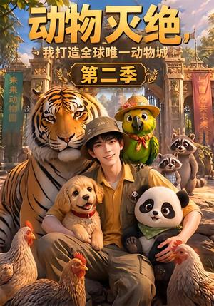 《动物灭绝,我打造全球唯一动物城第二季(124集)(夸克网盘)》短剧封面