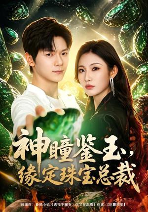 《神瞳鉴玉，缘定珠宝总裁（80集）刘瀚阳＆童欣（夸克网盘）》短剧封面