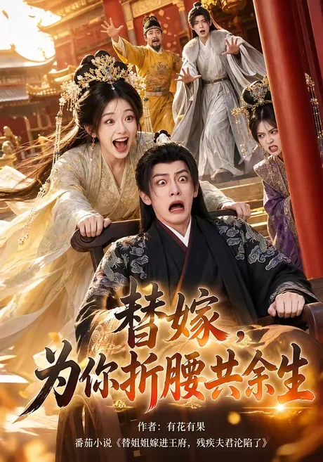 《替嫁,为你折腰共余生(94集)(夸克网盘)》短剧封面