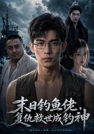 《末日钓鱼佬,复仇救世成钓神(76集)AI短剧(夸克网盘)》短剧封面