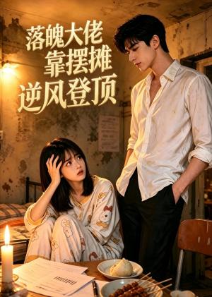 《落魄大佬靠摆摊逆风登顶(67集)(夸克网盘)》短剧封面
