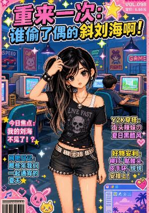 《重来一次,谁偷了偶的斜刘海啊!(42集)(夸克网盘)》短剧封面