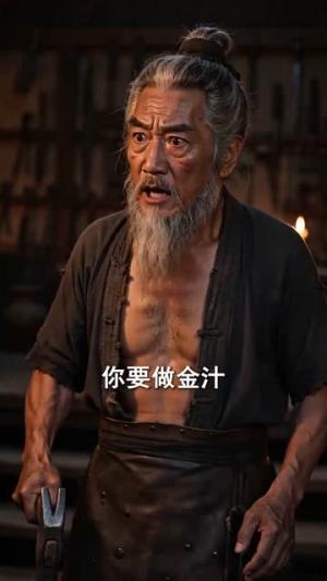 《穿到古代当铁匠（70集）（夸克网盘）》短剧封面