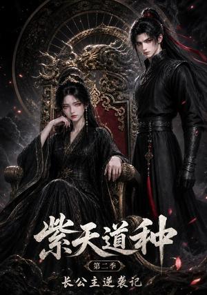 《紫天道种长公主逆袭记第二季（56集）（夸克网盘）》短剧封面