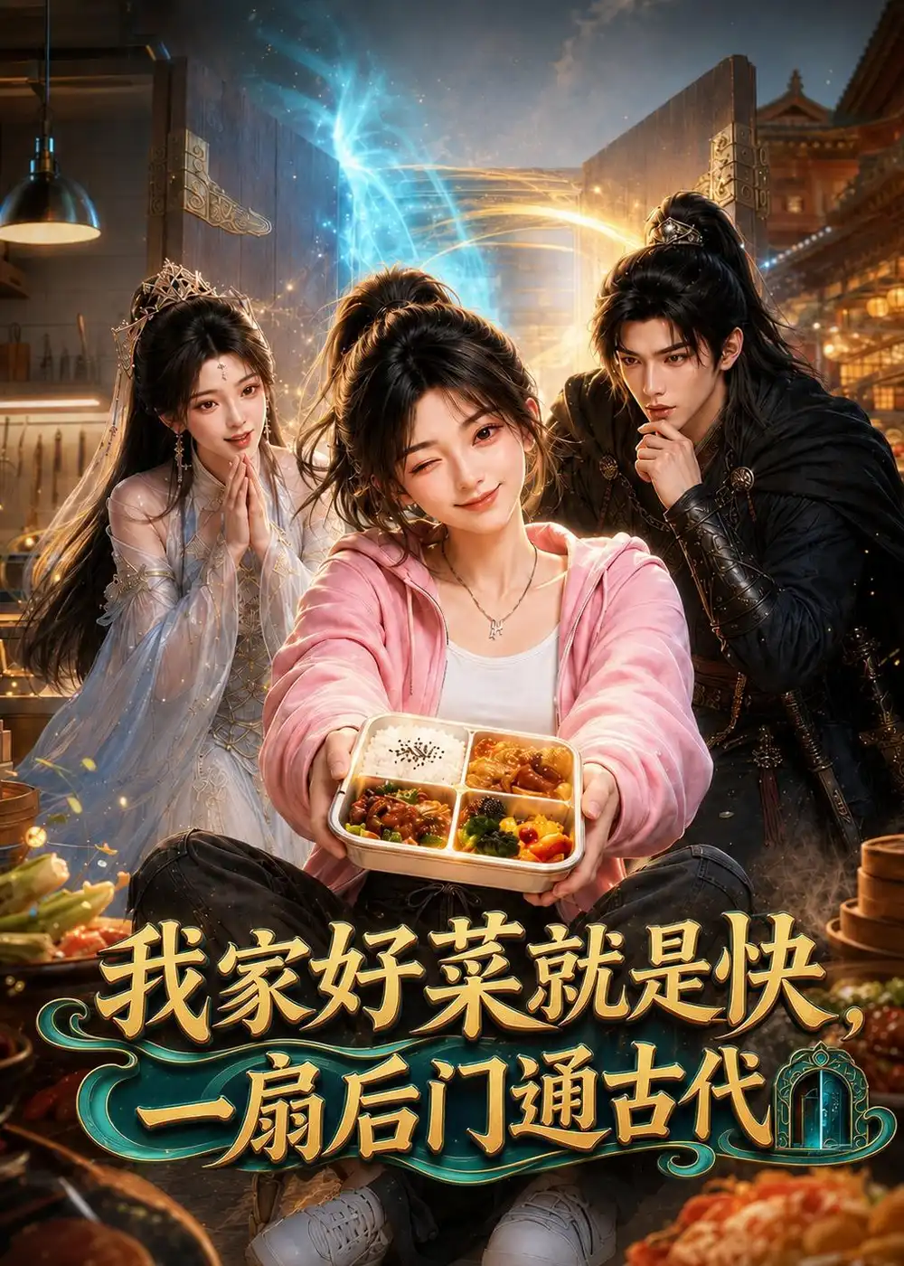 我家好菜就是快,一扇后门通古代 《我家好菜就是快,一扇后门通古代》短剧封面