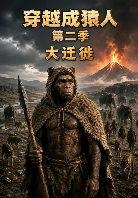 穿越成猿人第二季,大迁徙 《穿越成猿人第二季,大迁徙》短剧封面