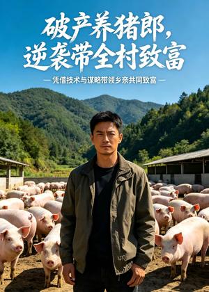 《破产养猪郎,逆袭带全村致富(42集)Ai短剧(夸克网盘)》短剧封面