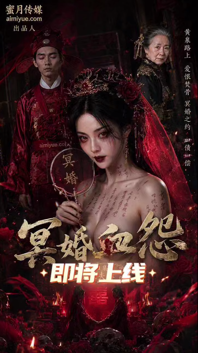 AI擦边短剧:冥婚厉鬼-冥婚血怨 《AI擦边短剧:冥婚厉鬼-冥婚血怨》短剧封面