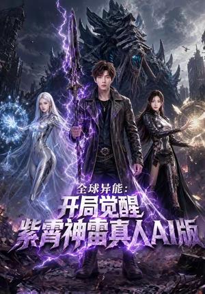《全球异能:开局觉醒紫霄神雷真人AI版(95集)(夸克网盘)》短剧封面