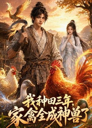 《我种田三年,家禽全成神兽了(70集)(夸克网盘)》短剧封面