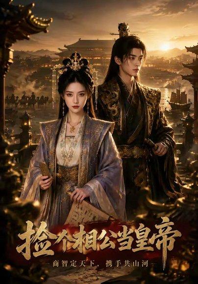 《捡个相公当皇帝（50集）（百度网盘）》短剧封面