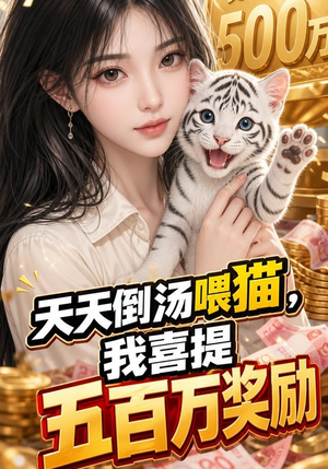 天天倒汤喂猫,我喜提五百万奖励 《天天倒汤喂猫,我喜提五百万奖励》短剧封面