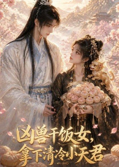 《凶兽干饭女,拿下清冷小天君(46集)(百度网盘)》短剧封面