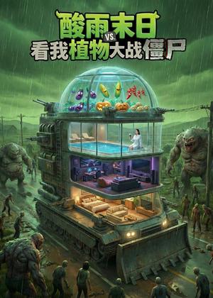 《酸雨末日看我植物大战僵尸(51集)AI短剧(夸克网盘)》短剧封面