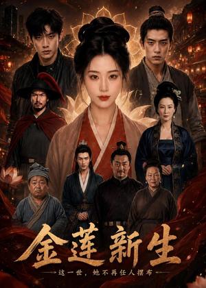 《金莲新生（50集）AI短剧（夸克网盘）》短剧封面