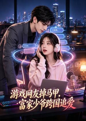 《游戏网友掉马甲,富家少爷跨国追爱(50集)(夸克网盘)》短剧封面