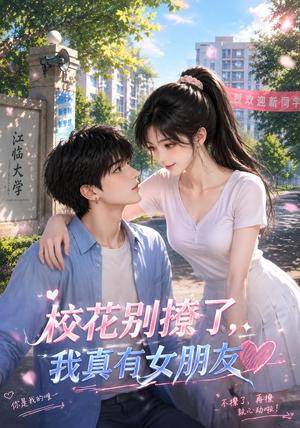 《校花别撩了,我真有女朋友(48集)(夸克网盘)》短剧封面