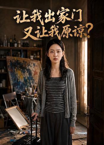 《让我出家门又让我原谅?(45集)AI短剧(百度网盘)》短剧封面