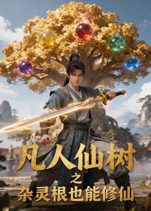 《凡人仙树之杂灵根也能修仙(45集)动漫(夸克网盘)》短剧封面