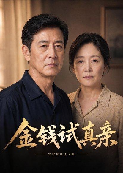 《金钱试真亲（80集）AI短剧（百度网盘）》短剧封面