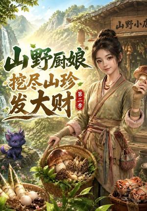 《山野厨娘，挖尽山珍发大财第二季（76集）（夸克网盘）》短剧封面
