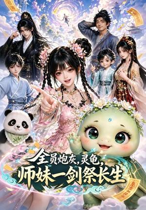 《全员炮灰，灵龟师妹一剑祭长生（110集）（夸克网盘）》短剧封面