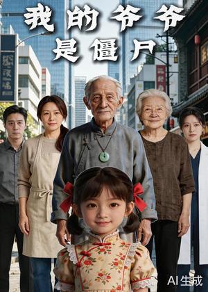 《我的爷爷是僵尸(11集)AI短剧(夸克网盘)》短剧封面