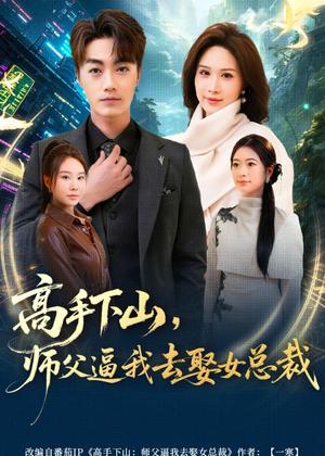 《高手下山，师父逼我去娶女总裁（72集）王小水＆白金（夸克网盘）》短剧封面