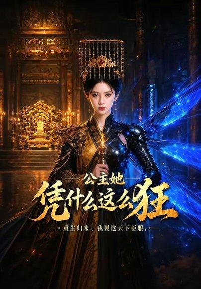 《公主她凭什么这么狂(77集)(百度网盘)》短剧封面