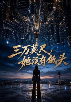 《三万英尺,她没有低头(43集)AI短剧(夸克网盘)》短剧封面