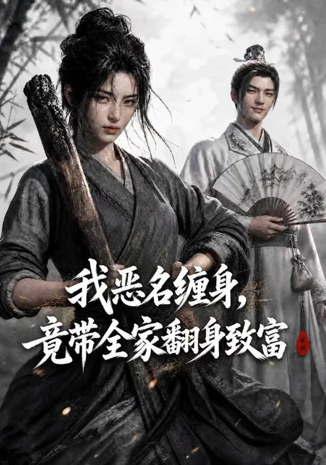 《我恶名缠身,竟带全家翻身致富(88集)(夸克网盘)》短剧封面