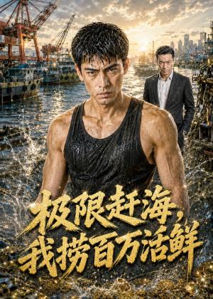 《极限赶海,我捞百万活鲜(22集)AI短剧(夸克网盘)》短剧封面