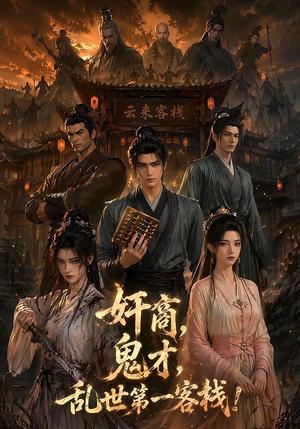 《奸商鬼才，乱世第一客栈!（60集）（夸克网盘）》短剧封面