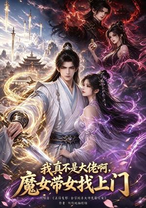 《我真不是大佬啊,魔女带女找上门(62集)(夸克网盘)》短剧封面