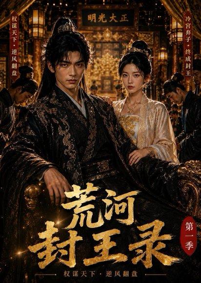 《荒河封王录(37集)AI短剧(百度网盘)》短剧封面
