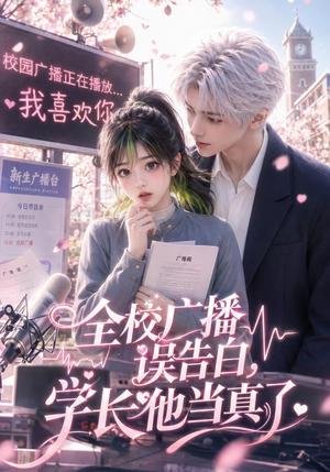 《全校广播误告白,学长他当真了(42集)(夸克网盘)》短剧封面