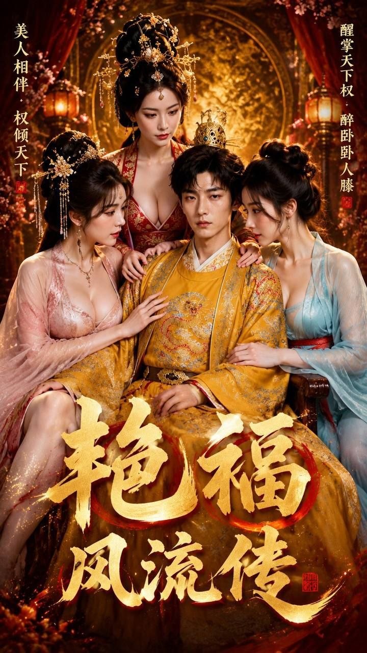 《AI擦边短剧:艳福风流传(迅雷网盘)》短剧封面