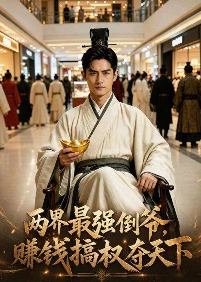 《两界最强倒爷,赚钱搞权夺天下(84集)Ai短剧(百度网盘)》短剧封面