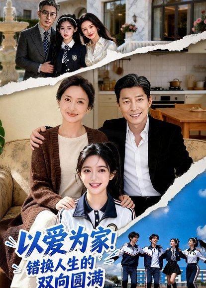 《以爱为家！错换人生的双向圆满（78集）（百度网盘）》短剧封面