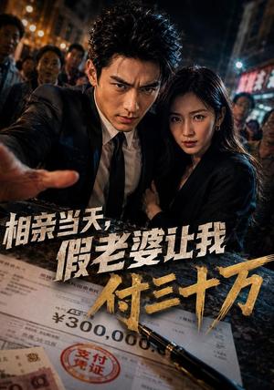 《相亲当天,假老婆让我付三十万(45集) AI短剧(夸克网盘)》短剧封面