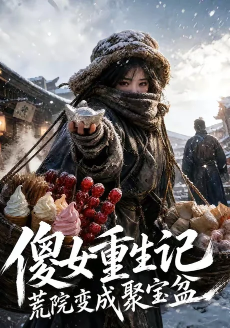 《傻女重生记,荒院变成聚宝盆(108集)(夸克网盘)》短剧封面
