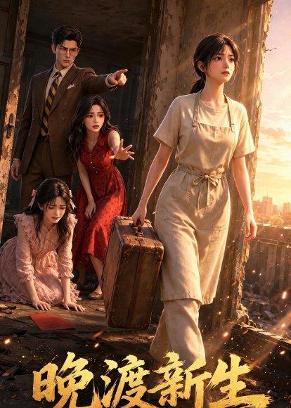 《晚渡新生（84集）AI短剧（百度网盘）》短剧封面